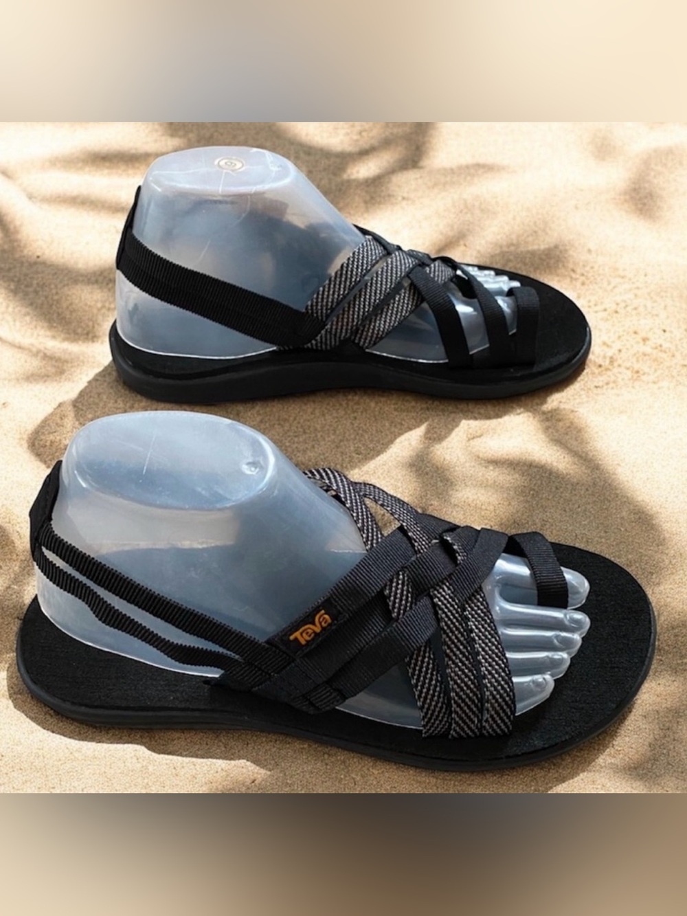 Teva Women's Voya Strappy Sandals Black